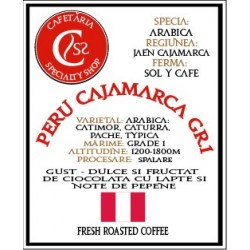 Specialty coffee from Peru and freshly roasted in Bucharest Romania