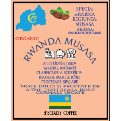 Cafea de specialitate proaspăt prăjită: Descoperă aromele exotice ale Rwanda Musasa